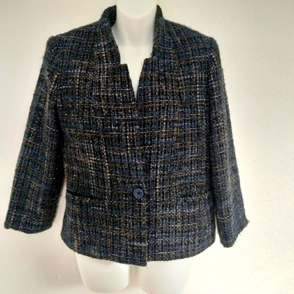 LOUBEN Jackets & Blazers - 𝅺louben women's tweed blazer jacket size 4